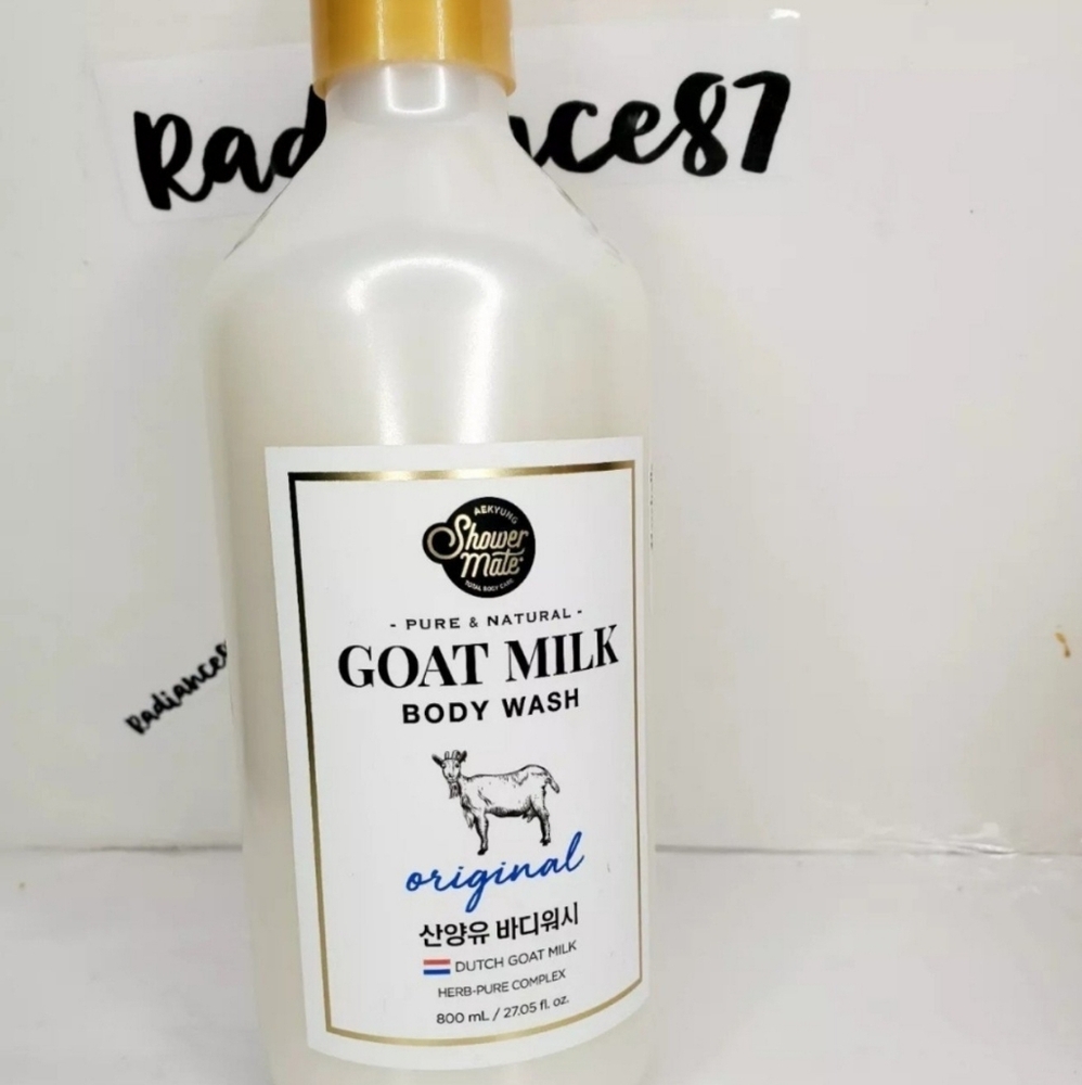 BodyShower Mate Pure Natural Dutch Goat Milk Korean Body Wash Original 800ml